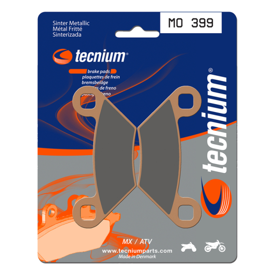 Plaquettes de frein avant/arrière TECNIUM MO 399