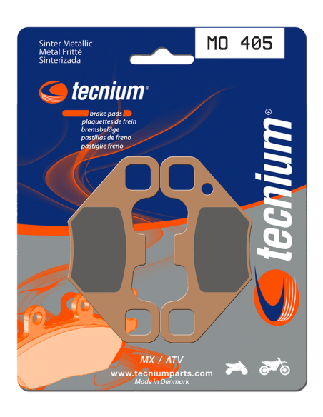 Plaquettes de frein avant TECNIUM MO 405