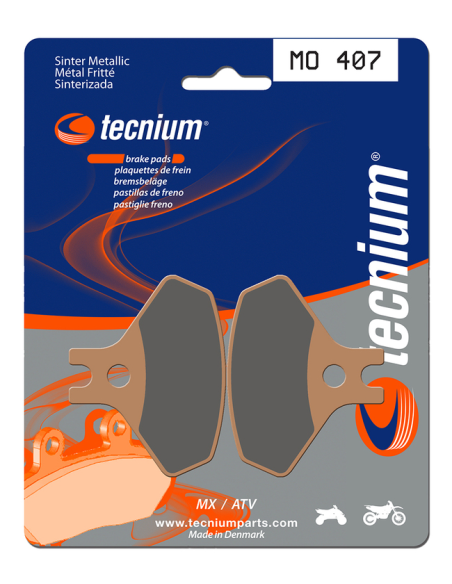 Plaquettes de frein avant TECNIUM MO 407