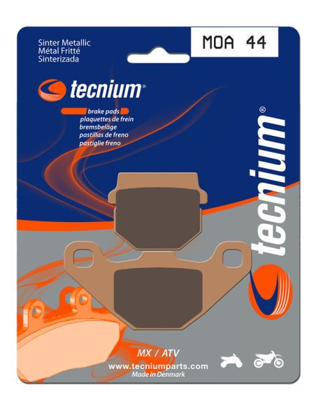 Plaquettes de frein avant/arrière TECNIUM MOA 44