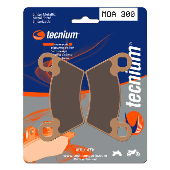 Plaquettes de frein avant/arrière TECNIUM MOA 300