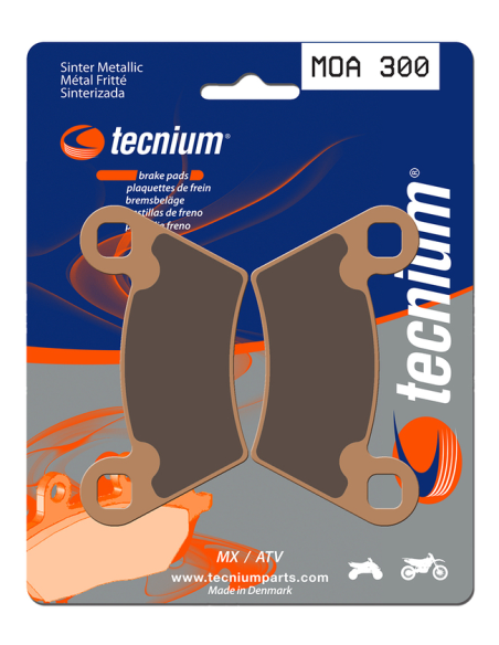 Plaquettes de frein avant/arrière TECNIUM MOA 300