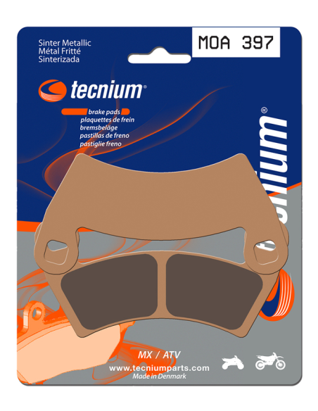 Plaquettes de frein avant TECNIUM MOA 397