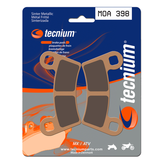 Plaquettes de frein arrière TECNIUM MOA 398