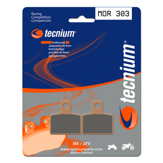Plaquettes de frein avant/arrière TECNIUM MOR 303