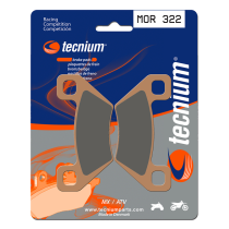Plaquettes de frein avant/arrière TECNIUM MOR 322