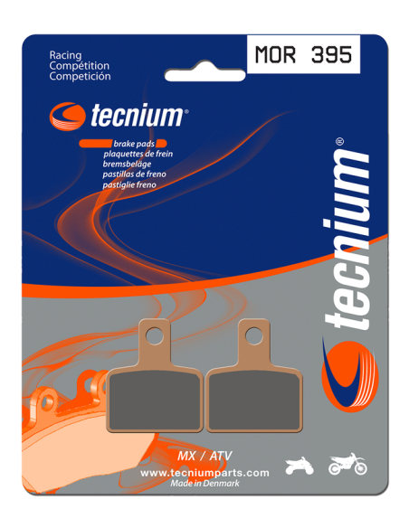 Plaquettes de frein arrière TECNIUM MOR 395