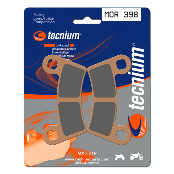 Plaquettes de frein avant TECNIUM MOR 398