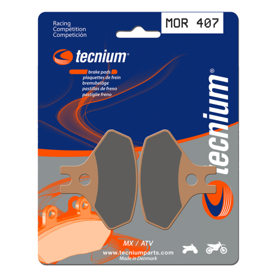 Plaquettes de frein avant TECNIUM MOR 407