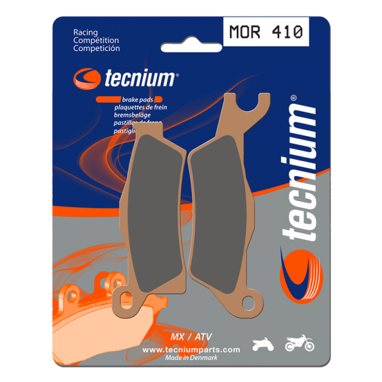 Plaquettes de frein avant/arrière TECNIUM MOR 410