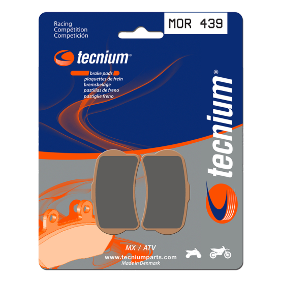 Plaquettes de frein avant TECNIUM MOR 439