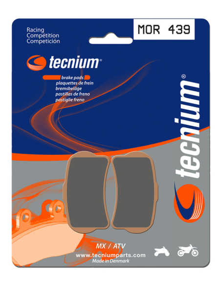 Plaquettes de frein avant TECNIUM MOR 439