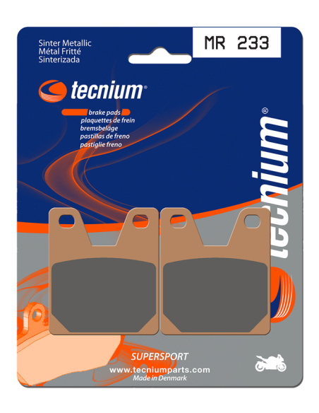 Plaquettes de frein arrière TECNIUM MR 233