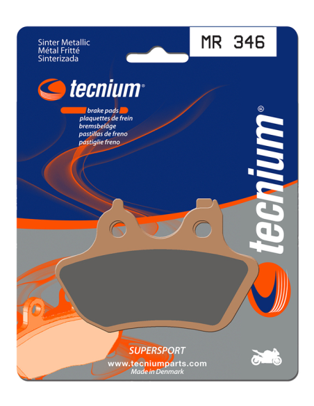 Plaquettes de frein arrière TECNIUM MR 346