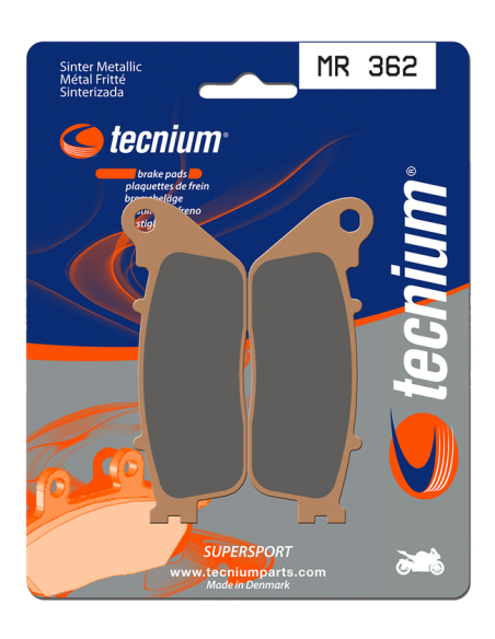 Plaquettes de frein arrière TECNIUM MR 362