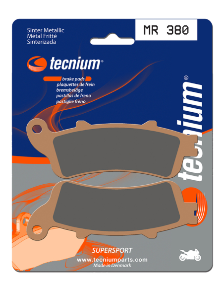 Plaquettes de frein arrière TECNIUM MR 380