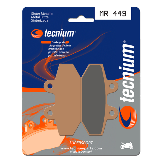 Plaquettes de frein arrière TECNIUM MR 449