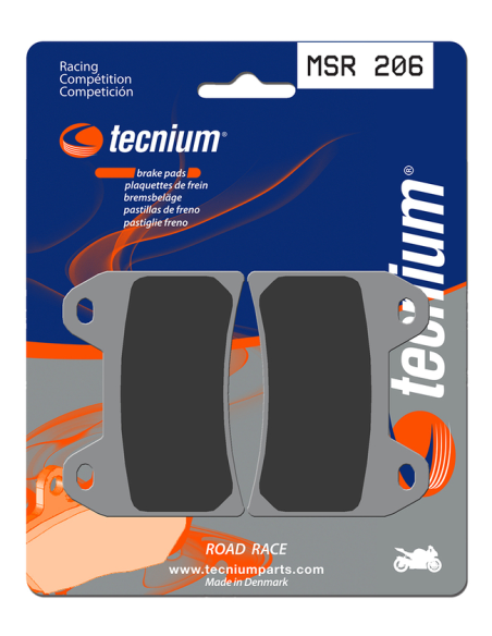 Plaquettes de frein avant TECNIUM MSR 206
