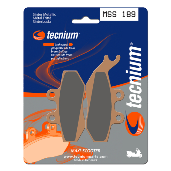 Plaquettes de frein avant TECNIUM MSS 189