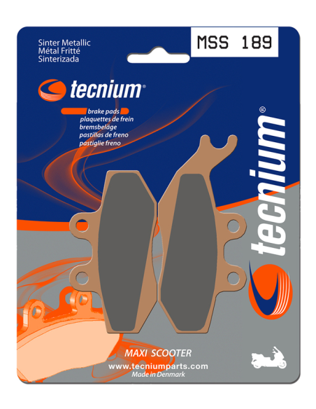 Plaquettes de frein avant TECNIUM MSS 189