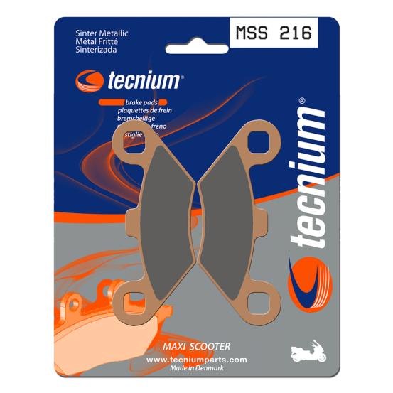 Plaquettes de frein avant TECNIUM MSS 216