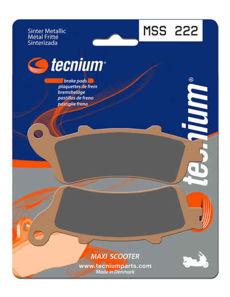 Plaquettes de frein avant TECNIUM MSS 222