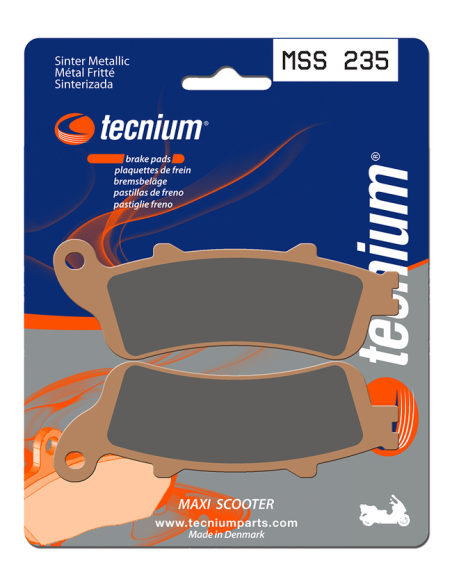 Plaquettes de frein avant TECNIUM MSS 235