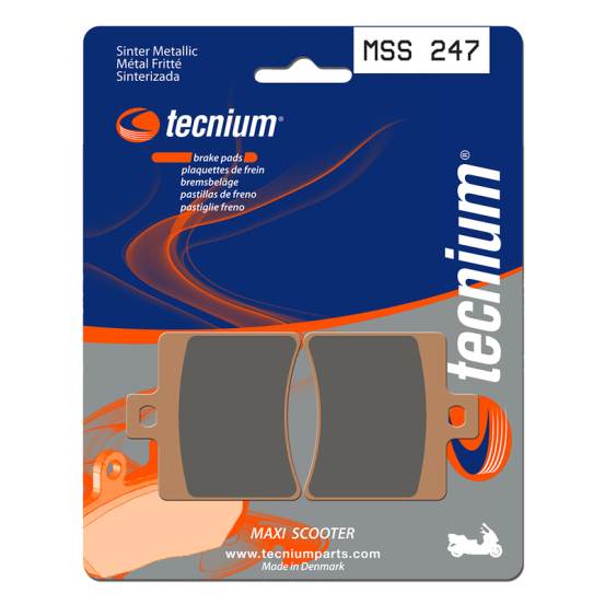 Plaquettes de frein arrière TECNIUM MSS 247