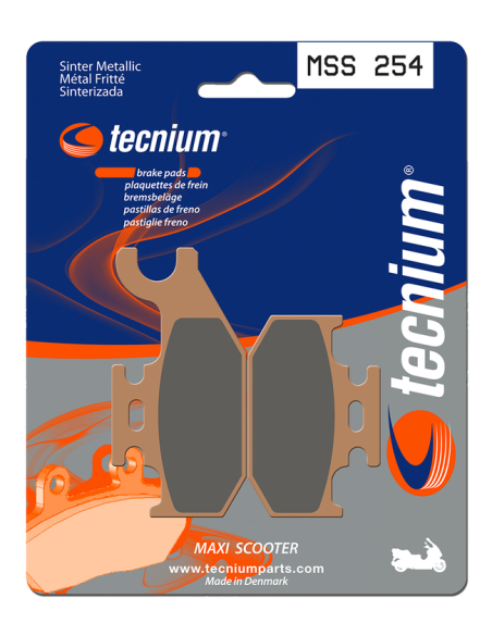 Plaquettes de frein arrière TECNIUM MSS 254