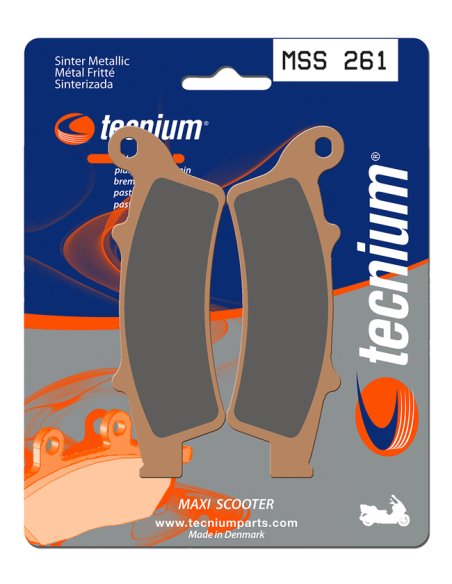 Plaquettes de frein avant TECNIUM MSS 261