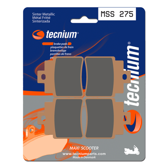 Plaquettes de frein avant TECNIUM MSS 275