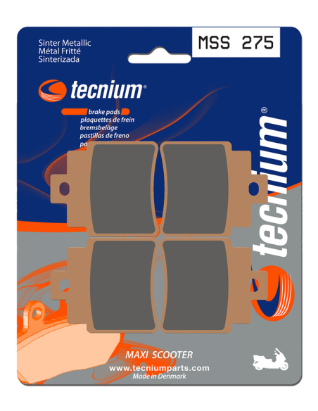 Plaquettes de frein avant TECNIUM MSS 275