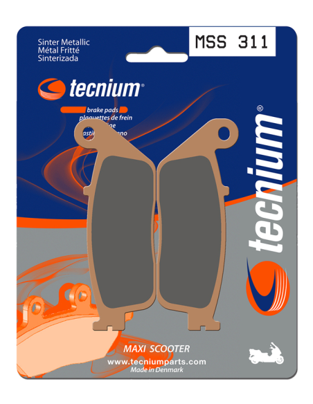 Plaquettes de frein arrière TECNIUM MSS 311