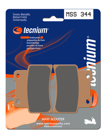 Plaquettes de frein avant TECNIUM MSS 344