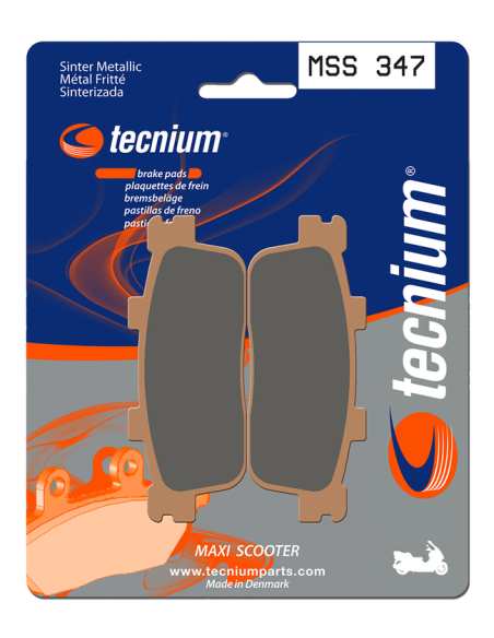 Plaquettes de frein arrière TECNIUM MSS 347