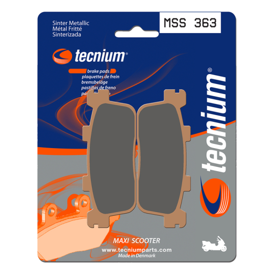 Plaquettes de frein arrière TECNIUM MSS 363