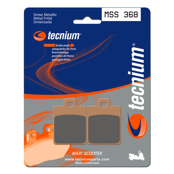 Plaquettes de frein avant/arrière TECNIUM MSS 368