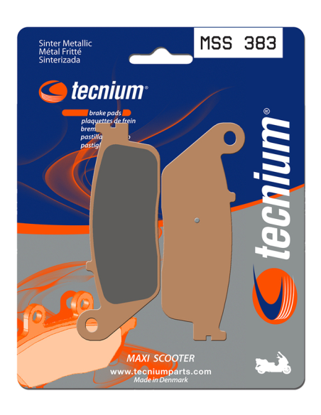 Plaquettes de frein arrière TECNIUM MSS 383