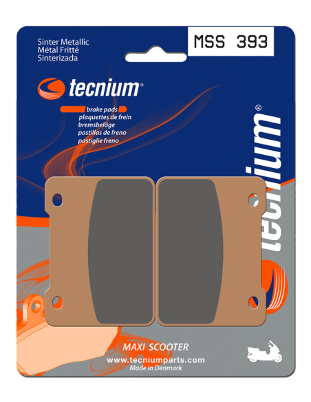 Plaquettes de frein avant TECNIUM MSS 393
