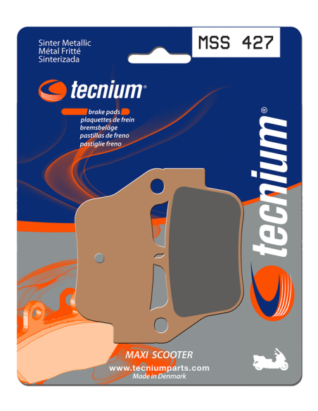Plaquettes de frein arrière TECNIUM MSS 427
