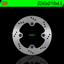 Disque de frein fixe arrière droit NG 240x118x4,5