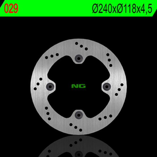 Disque de frein fixe arrière droit NG 240x118x4,5