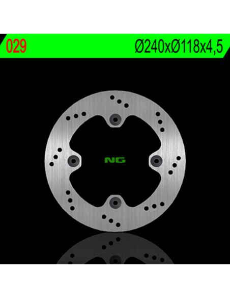 Disque de frein fixe arrière droit NG 240x118x4,5