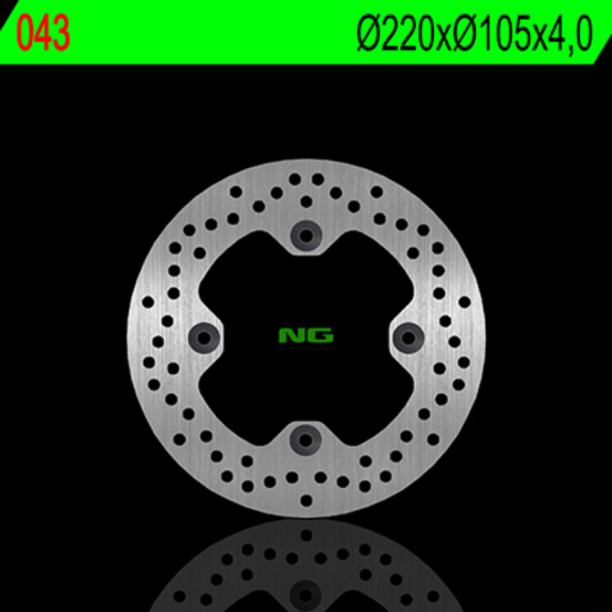 Disque de frein arrière NG 220x105x4,0
