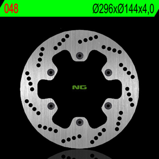 Disque de frein avant NG 296x144x4,0