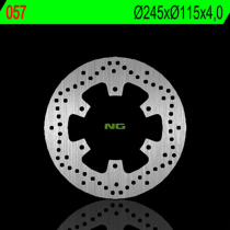 Disque de frein fixe arrière droit NG 245x115x4,0