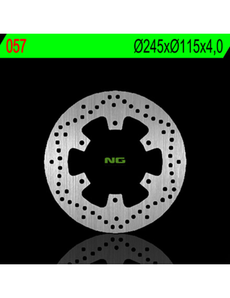 Disque de frein fixe arrière droit NG 245x115x4,0