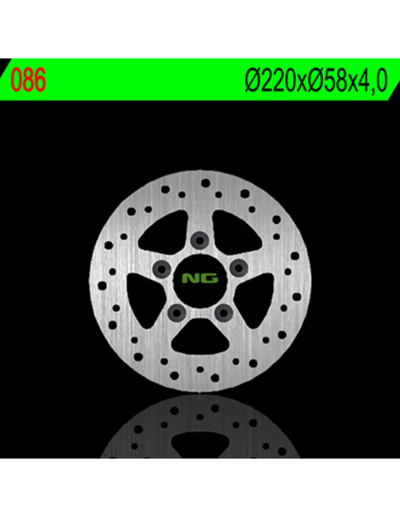 Disque de frein fixe avant droit NG 220x58x4,0