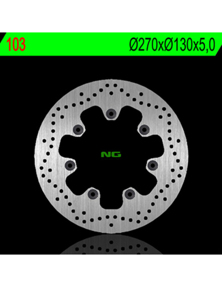 Disque de frein fixe avant gauche NG 270x130x5,0