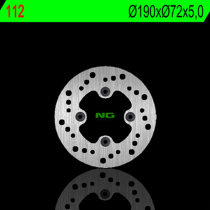 Disque de frein NG avant 190x72x5,0